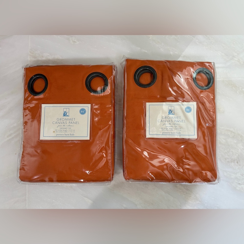 Pottery Barn Kids Terracotta Canvas Grommet Panel New in package. Never used.